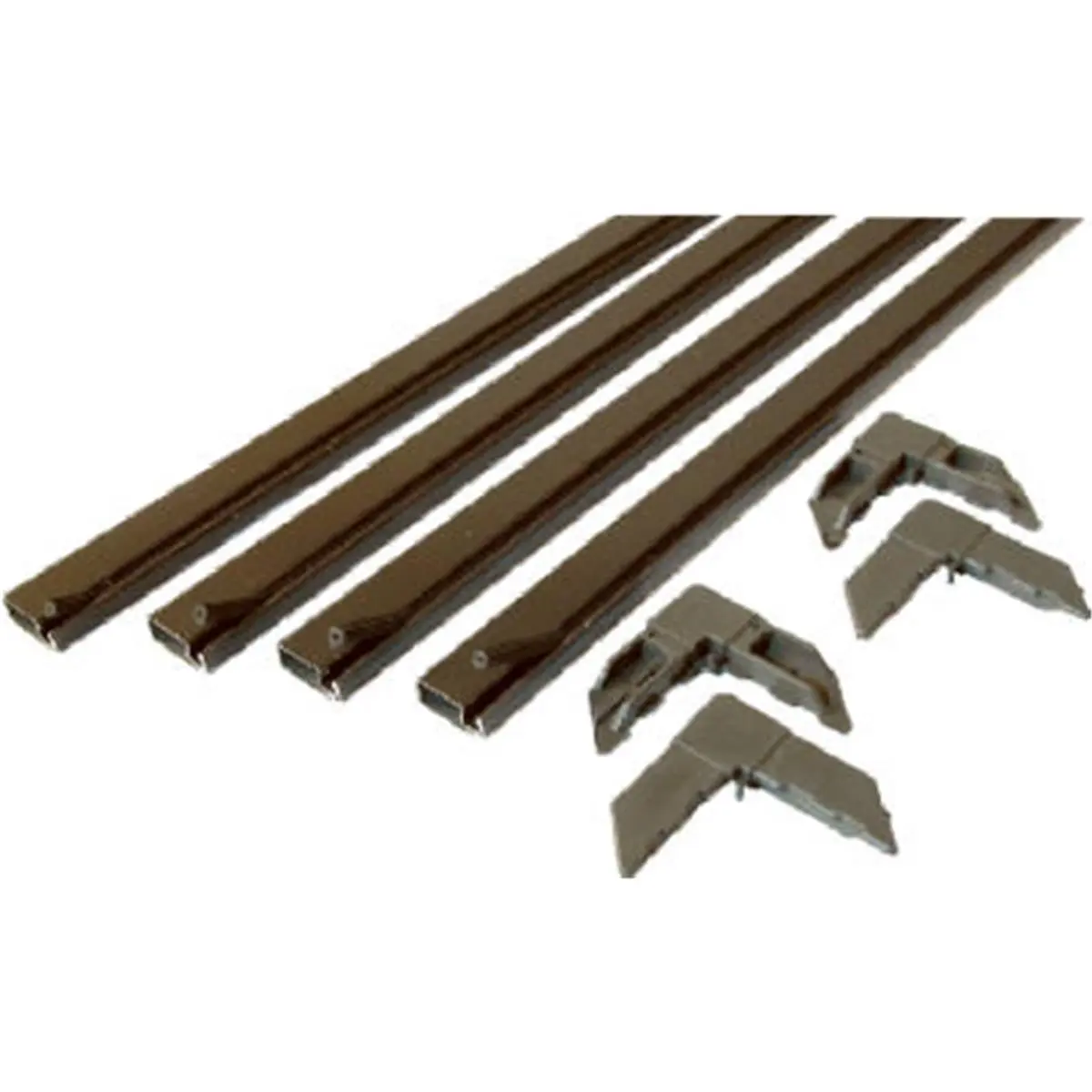 212 MAIN PL 7809 Make-to-Fit Bronze Frame Screen Kit, DIY Outdoor Window Screen (Up to 36x36 in) with Spline & Corners, 0.75x3.13x36.75 In Dimensions