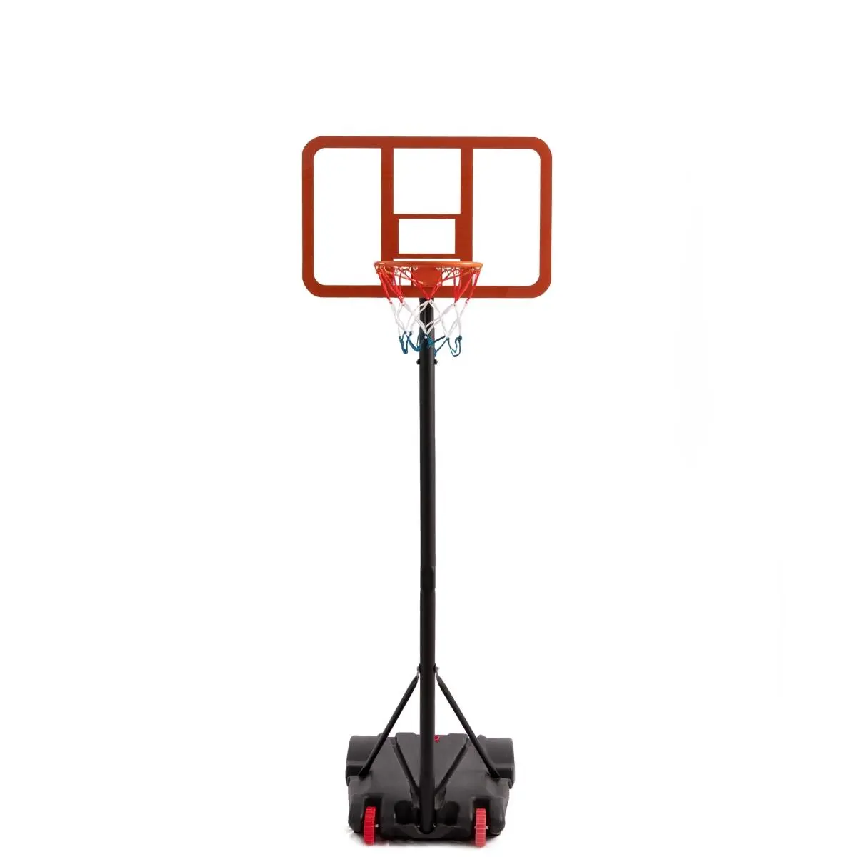 Blue Wave Top Shot Portable Basketball System for Kids, Adjustable Height from 5'4" to 6'7", 28" PE Backboard, Steel Pole, Fillable Wheeled Base for Indoor & Outdoor Play, Kids Outdoor Play, Backboard 28", Fillable Base