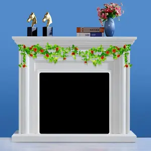 Magnetic Fireplace Cover, Fireplace Draft Stopper with 12 Pieces Strong Magnets, Fireplace Blanket for Heat Loss, Air Blocker for Winter and Summer, 36"x20", Black