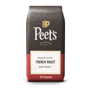 Peet's Coffee French Roast Ground Coffee, 10.5 oz.