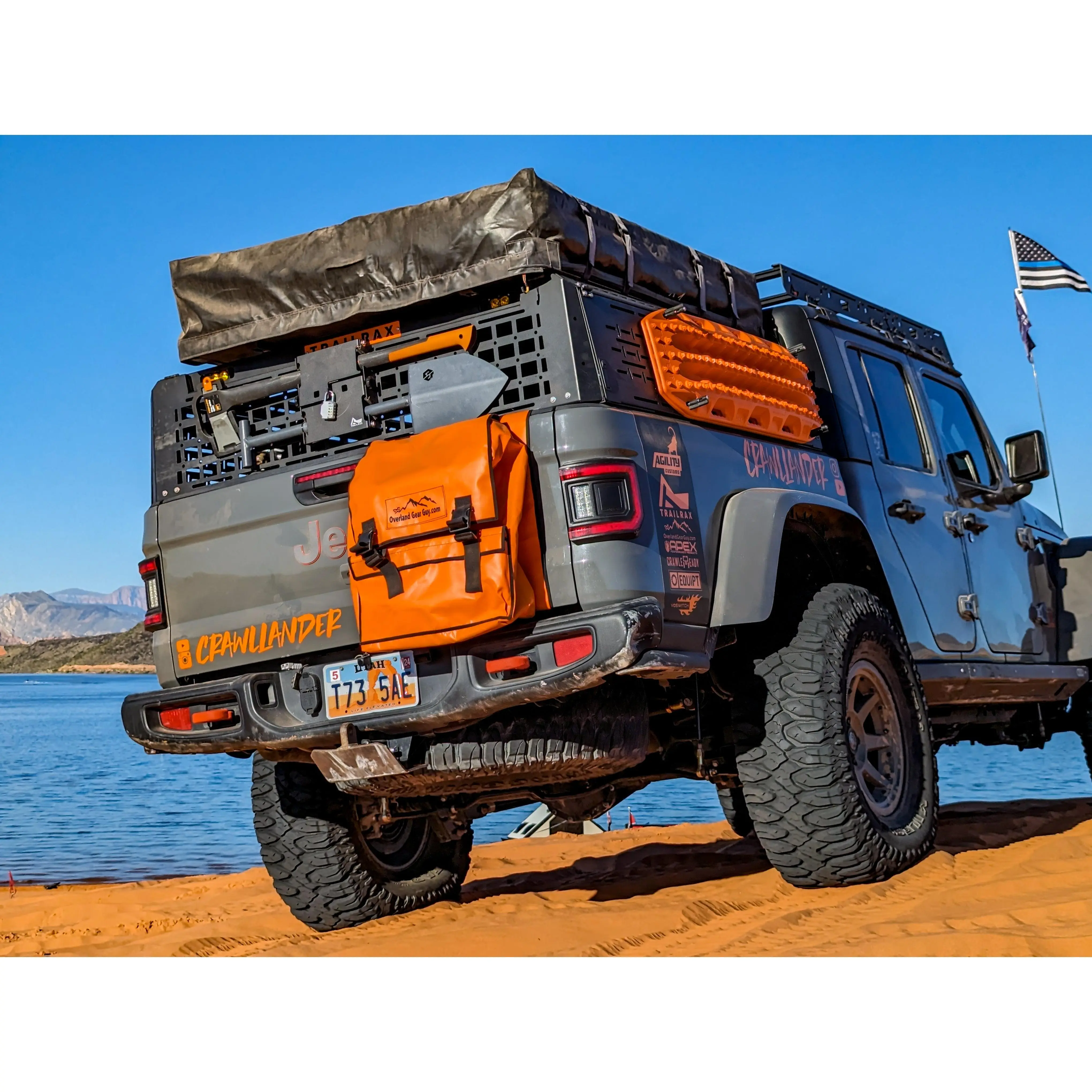 Jeep Gladiator Tailgate Trash Bag and Tacoma - Ram - Rivian