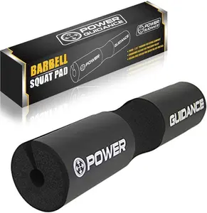 POWER GUIDANCE Barbell Squat Pad - Neck & Shoulder Protective Pad - Great for Squats, Lunges, Hip Thrusts, Weight Lifting & More - Fit Standard and Olympic Bars Perfectly