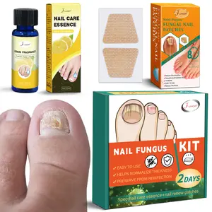 2 in 1 fungal nail polish repair kitwhite nails, nail polish repair patchesquick acting nail strengthening agentfor damaged, discolored, and fragilenails - gentle, easy to use, longlasting care（68pcs Patches &20ml Liquid）