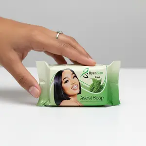 Byenblan Asosi Body Soap 4 oz - Gentle Cleansing Formula for Daily Use, Ideal for All Skin Types, 4 oz Size, Refreshing Clean Feel