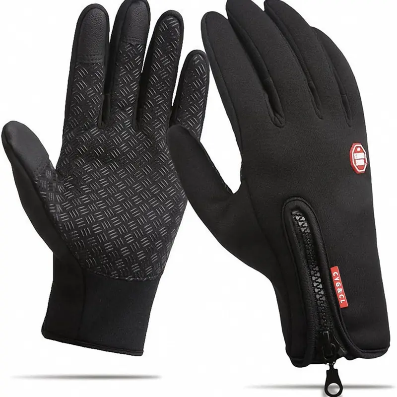 Adults' Sporty Wind-Resistant Gloves - Outdoor Winter Full-Finger, Touchscreen, Windproof for Sports, Travel Activities, Sporty Sports Gloves