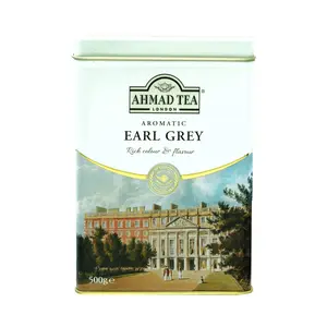 Ahmad Tea Earl Grey Loose Leaf Tea 17.6oz (500 G) – Premium Ceylon Caddy, Exotic Blend, Bold and Aromatic