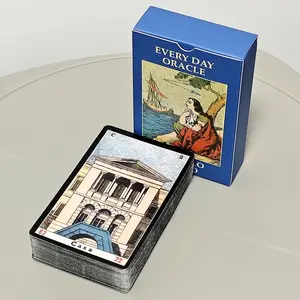 52 Pcs Oracles Sibyl Cards 9 x 6 cm Every Day Oracle Deck Sibilla Italian Deck For Party Game, Birthday Gift