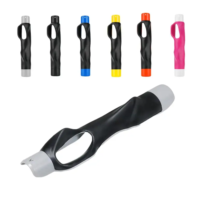 6in Plastic Cushion Grip Golf Trainer, Secure Grasp Sturdy Non-Slip Golf Accessories for Right-Hand Position Correction, Beginner-Friendly Training Equipment