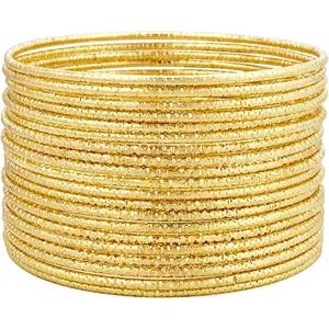 10 count  Bangle Bracelet Set for Women Multi Layer Stackable Wide Bangles Indian Chunky Bangle Bracelets Ethnic Glossy Textured Bracelets Wedding Outfit