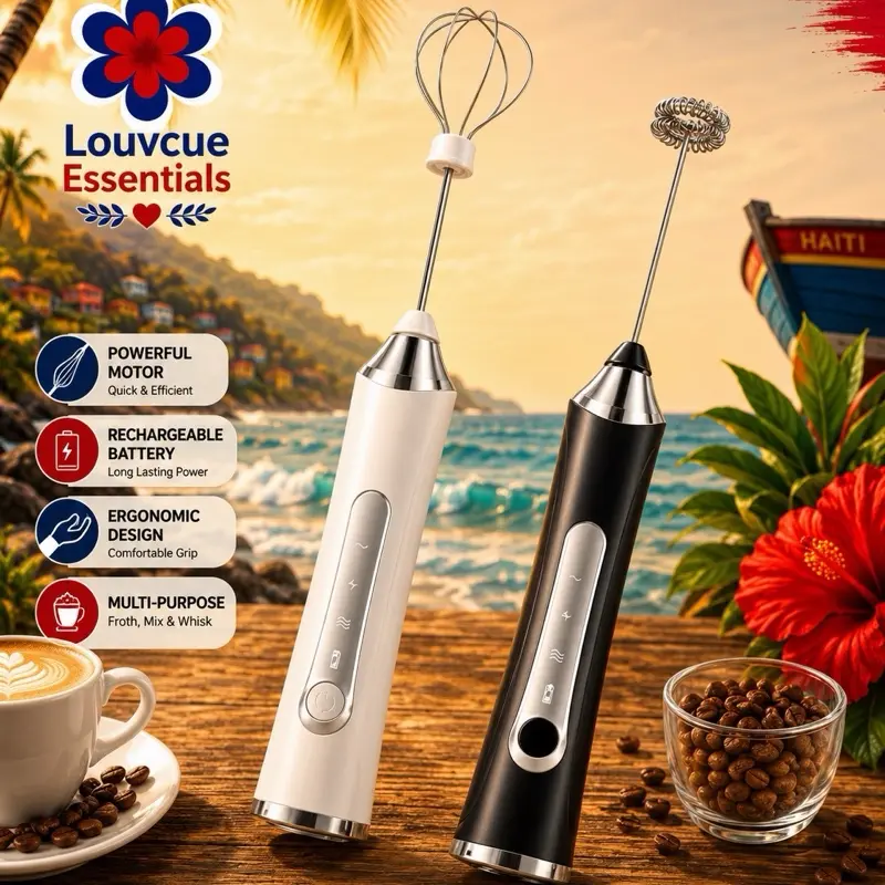 Handheld Rechargeable Milk Frother – Electric Foam Maker for Coffee, Latte, Cappuccino & Matcha