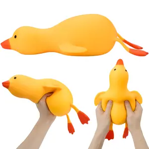 JOYIN Jumbo Prone Pose Duck Stress Relief Toy, Squeeze Prone Pose Duck Stress Balls, Slow Rising Squishy  Fidget Sensory Toy, Soft Squeeze Decompression Dough Gift for Adults and Girls Boys