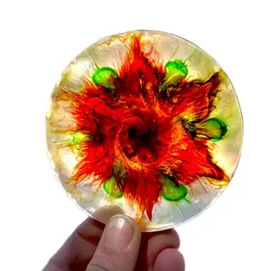 Fire Flower PowerUp Hanging Sun Catcher - SuperSmash & Mario Decor