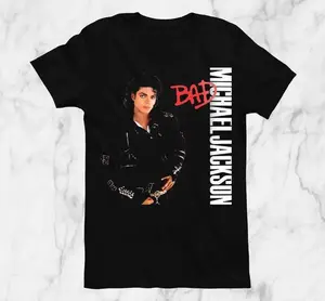 Michael Jackson BAD Woman Tshirt Men Tshirt Racerback , King of Pop Tee, Unisex Hip Hop Streetwear Tee, Gift For Fan 0SK