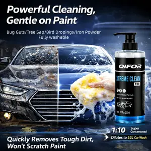 QIFOR Foaming Car Soap - Perfect for Foam Cannons & Bucket Washes,  Safe on All Vehicle Finishes