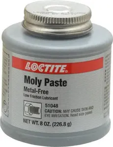 Loctite 8 oz Can General Purpose Anti-Seize Lubricant Molybdenum Disulfide, -20 to 750°F, Black, Water Resistant 234227