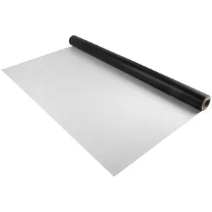 【fathersdaygift】VEVOR Dance Floor, 6.6x23ft Dance Floor Roll, 0.06in Thick PVC Vinyl Dance Floor, Black/White Reversible Portable Dance Floor, Non-Slip Dance Flooring, Ballet Dance Floor for Jazz, Pop, Lyrical Style