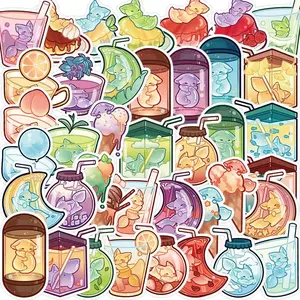 Cartoon Series Graffiti Stickers, 40pcs Multipurpose Waterproof Self Adhesive Decorative Decals, Crafts Cup Stickers, Universal Creative Graffiti Stickers for DIY Water Bottle Decoration