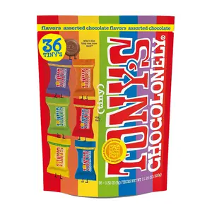 Assorted Chocolate Candy Pieces, Belgian Milk & Dark Chocolate, Caramel Sea Salt, Almond Sea Salt, Honey Almond Nougat, Pretzel Toffee, Quality Fairtrade Cocoa, 36 Count, 11.28 Oz