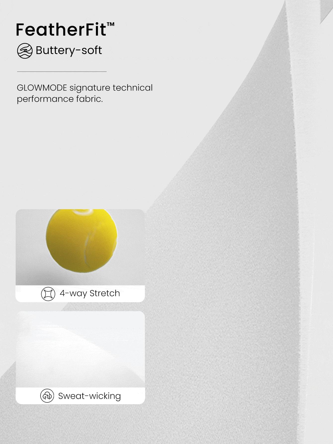 GLOWMODE 4.3" FeatherFit High-Rise Waist Shorts With Built-In Shorts Non-Slip Grips Low Impact Yoga Pilates Studio Daily Casual Wear TikTokShopBlackFriday