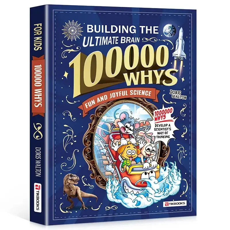 【TIKBOOKS】100,000 Whys: The Ultimate Fun Science Guide for Curious Kids | Sparking Scientific Thinking from Day One