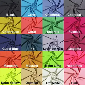 Milliskin, Power Satin™ Shiny Nylon Spandex 4-Way Stretch Fabric by the Yard, Swimwear, Dance, and Apparel Sewing