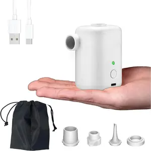 Air Pump-Air Pump with 2000mAh Battery USB to Inflate Deflate for Swimming Ring,Pool,Air Bed,Bag Pumping - Non-Vacuum Effect