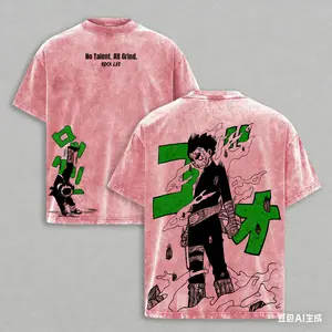Rock Lee Tee Washed / Hoodie – Naruto Anime Manga Vintage Washed Heavy Cotton Oversized T-Shirt & Hoodie, Double Printed Retro Unisex Streetwear Graphic Top, Taijutsu Fighter Edition, Loose Fit Multi-Color Anime Merch 67 shirt christian clothing