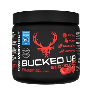 Bucked Up Original Pre-Workout [25 Servings] | NSF Certified Formula Fitness Supplement