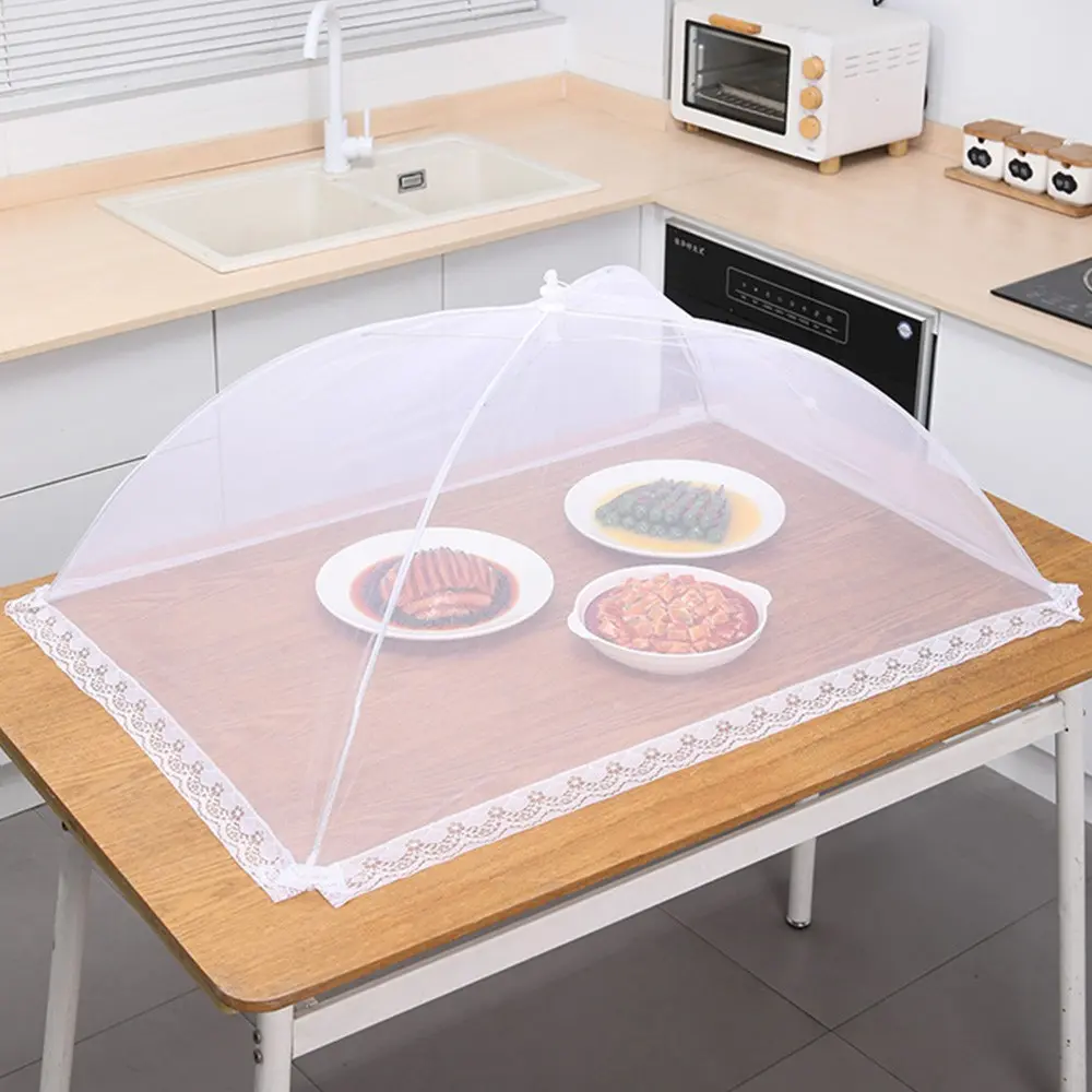Food Covers Set, Food Tents for Outside, 1 Extra Large (16 x 23.6in) Mesh Food Covers for Outdoors, Insect Protection, Screen Tent Nets for Party,Picnics,BBQ,Fruit Cover, Home And Kitchen