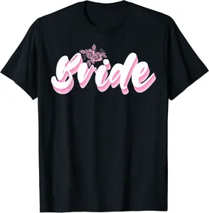 Retro Bride Bridal Shower Costume for Future Wife T-Shirt - Logantre Shop 66B0BKWXR882