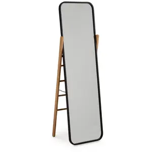 Bronick - Floor Mirror - Black / Brown