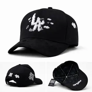 LA Money Cloud 31 hats - Black Baseball Cap with White Graphics and 2024 ThirtyOne Patch