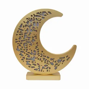 Small Intricate Crescent Moon Decor for Indoor Use and Table