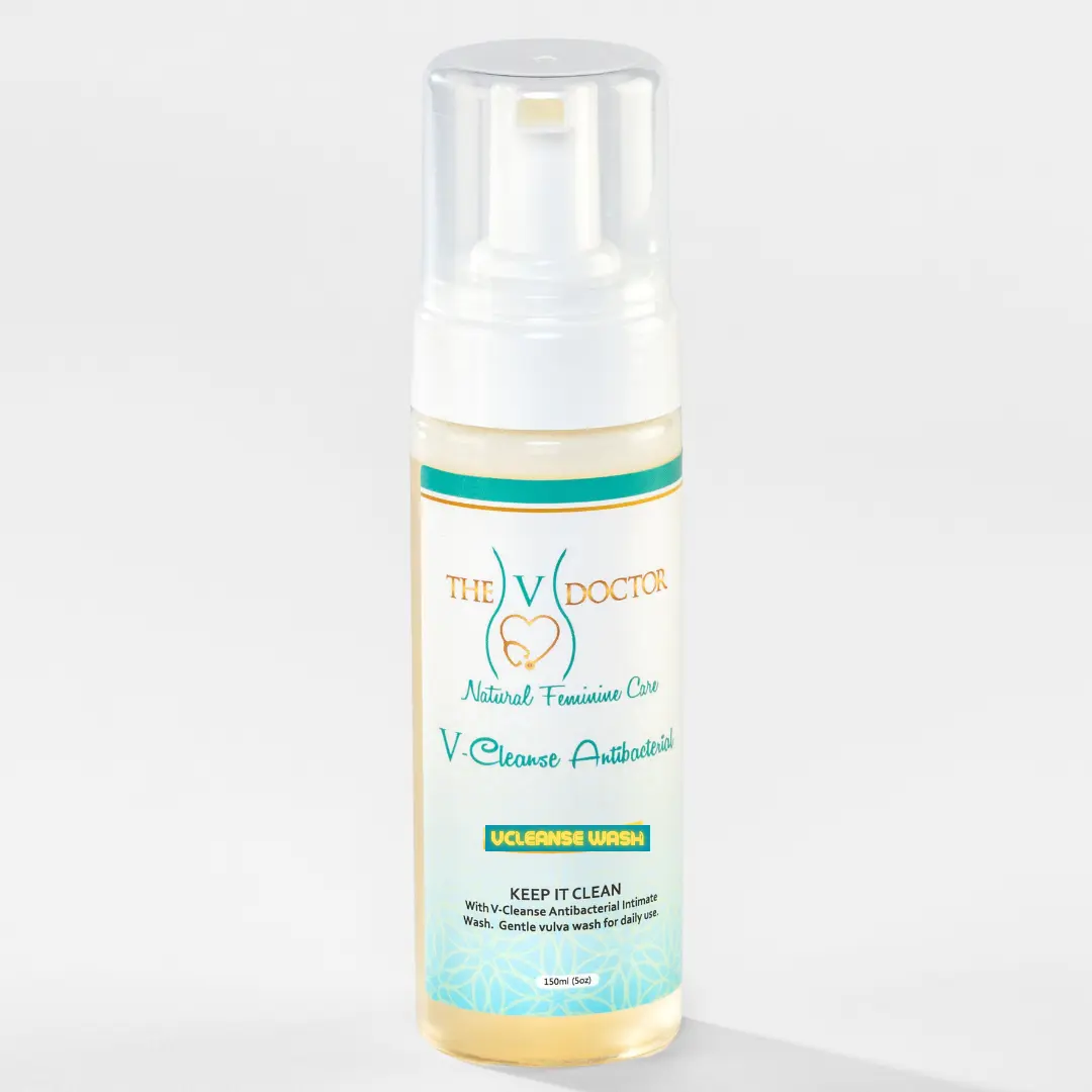 The V Doctor V Wash Foam Soap - Natural Feminine Care & Antibacterial Formula for Daily Use - 150ml Gentle Cleanser