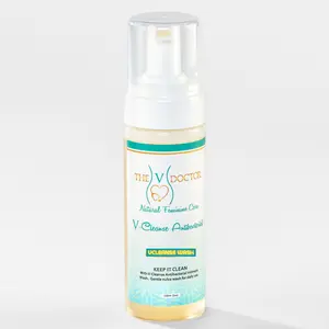 The V Doctor V Wash Foam Soap - Natural Feminine Care & Antibacterial Formula for Daily Use - 150ml Gentle Cleanser