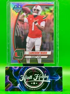2024 Bowman Chrome U Football - Cam Ward #38 - Refractor