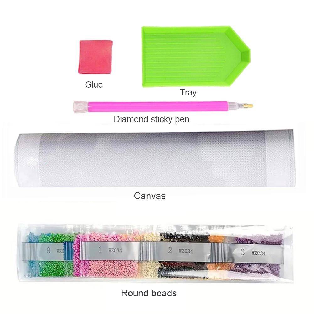 Custom Photo Diamond Painting Kit - Personalized DIY Art Gift for Family, Pets & Couples