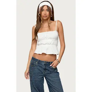 Edikted Women's Esmay Studded Low Rise Jeans Edikted Women's Esmay Studded Low Rise Jeans