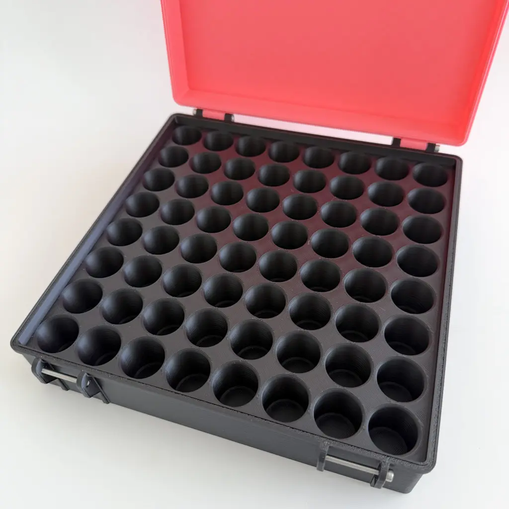 Extra Large 64ct. 10mL Peptide Case, holds 22mm 10mL vials