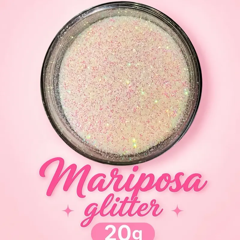 Glitter Mariposa Cake Decoration, 20g Creative Look Home Decor Supplies, Festive Party Gift for Cake Decorating Kits