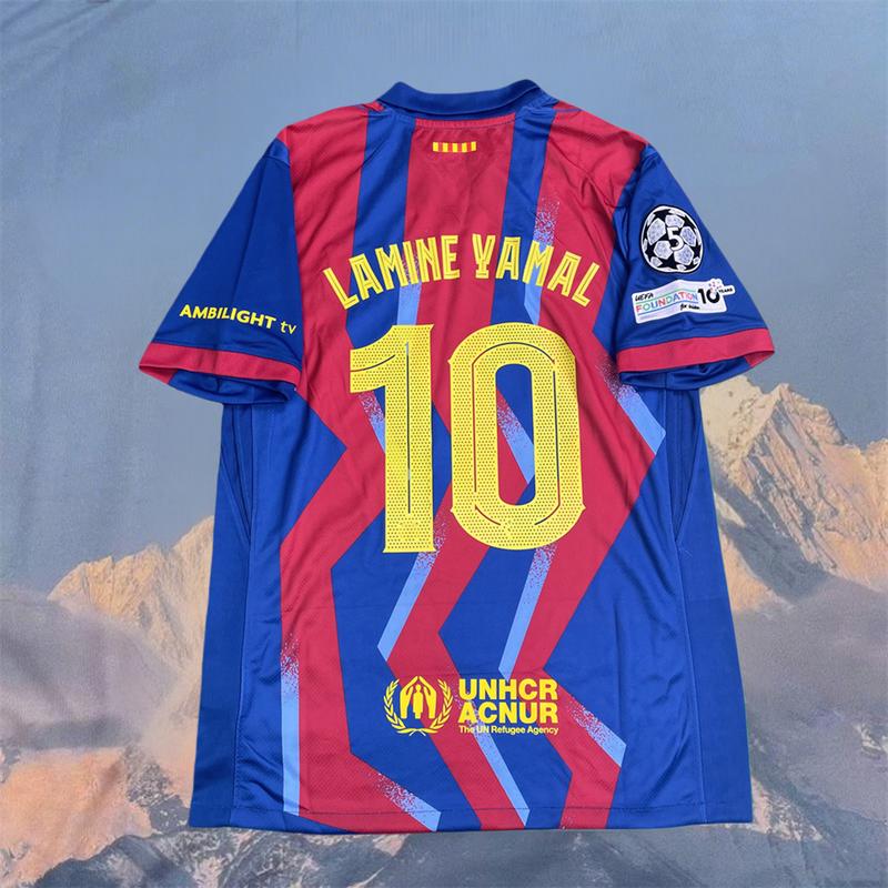 2025 2026 FCB Yamal 10# Raphinha 11# Pedri 8# Soccer jerseys