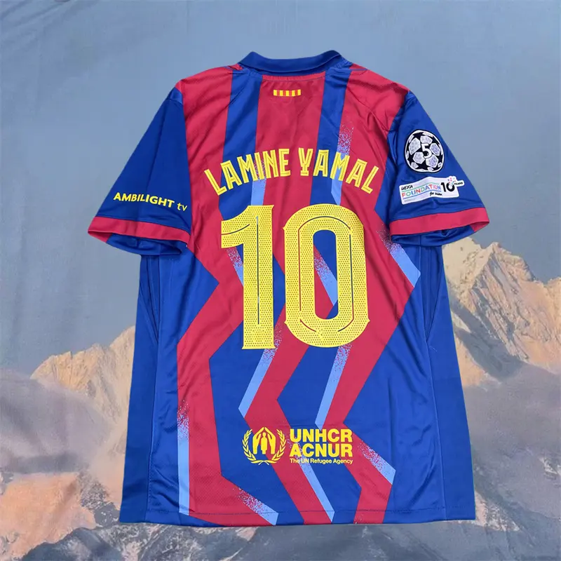 2025 2026 FCB Yamal 10# Raphinha 11# Pedri 8# Soccer jerseys