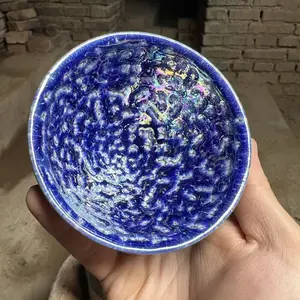 Masterpiece Handmade Jian zhan Tea Cup Kiln Opening