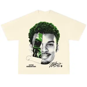 Youth and Adult T-shirt and Sweatshirt graphic tees, Tees, graphic shirts Victor Wembanyama Split Face Art Futuristic Basketball Streetwear Shirt Rising Star Phenom Style Youth T-Shirt Adult T-Shirt Crewneck Sweatshirt Gif