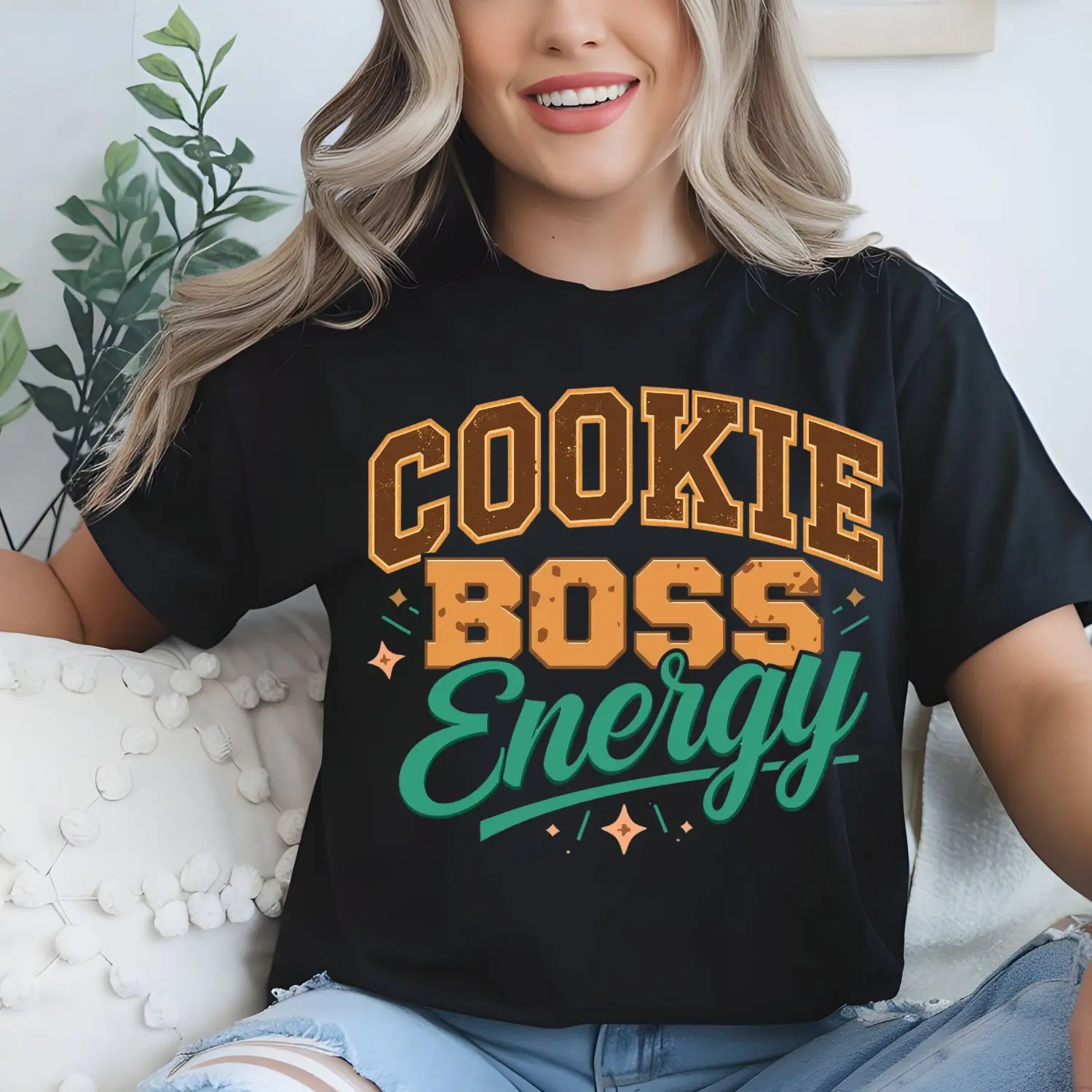 Cookie Dealer DTF gangsheet, Scout cookies DTF Bundle, Cookies heat transfers, Top Womenswear Graphic Shirt Tshirt Summer