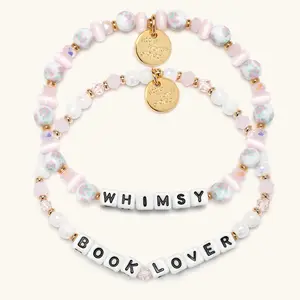 Little Words Project - BookTok Fantasy Bracelet Set – Book Lover & Whimsy Stack, Trackable Kindness Bracelets – Save $5
