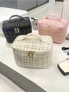 Women's Multifunctional Large-Capacity Handbag, Fashion Makeup Organizer Pouch, Travel Cosmetic Bags, Portable Bag for Cosmetics and Toiletries, Ideal for Travel & Gifts