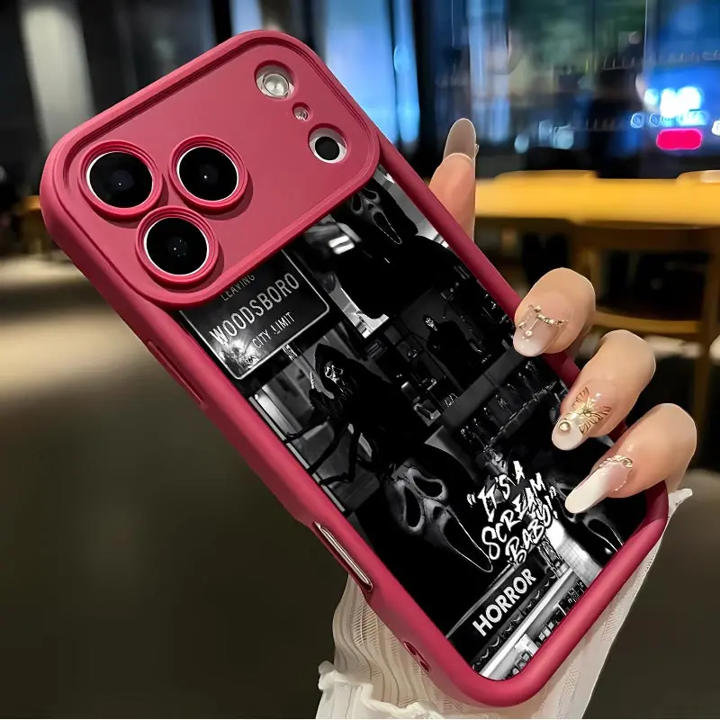 Wine red-Ghost faces Realm