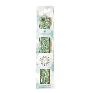 Incense Ash Catcher - Amazonite, 11 Inch