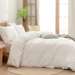 【Total 1 item Per Customer】Free Gift,Random color&Shape&Size ,Bedding Duvet Cover Set Textured Breathable Durable Soft Comfy